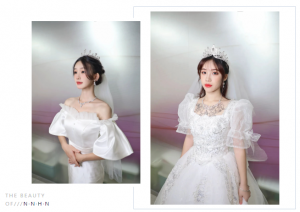 新娘妆实操阶段考核，见证学子技能成长